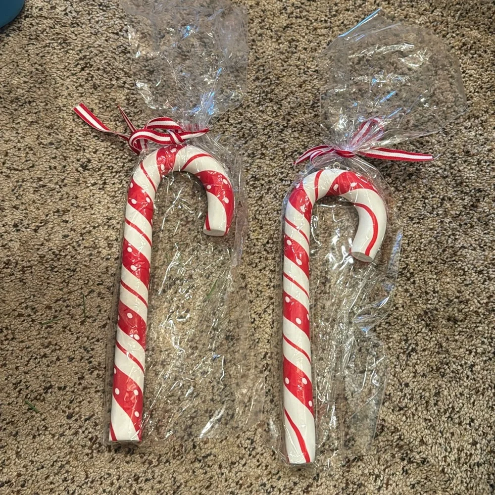2 Decorative Candy Canes